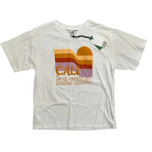 NWT Hundred Pieces Cali Karma Printed T-Shirt
